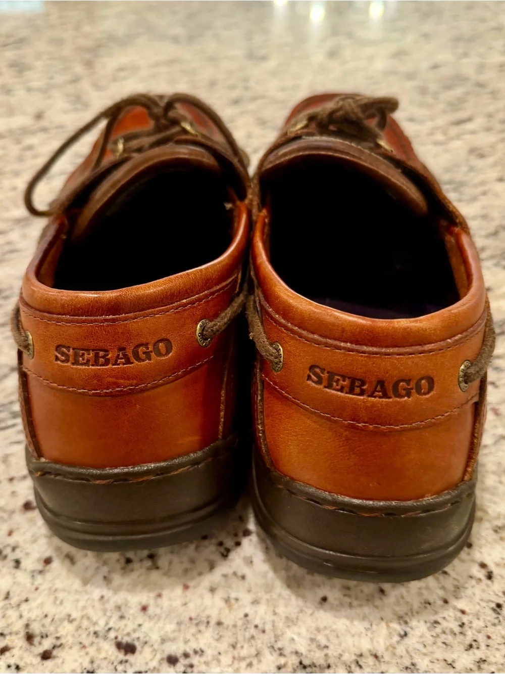 Sebago Mens Clovehitch II Medium Brown Color Boat Shoes Marine Grip Sz US 11M